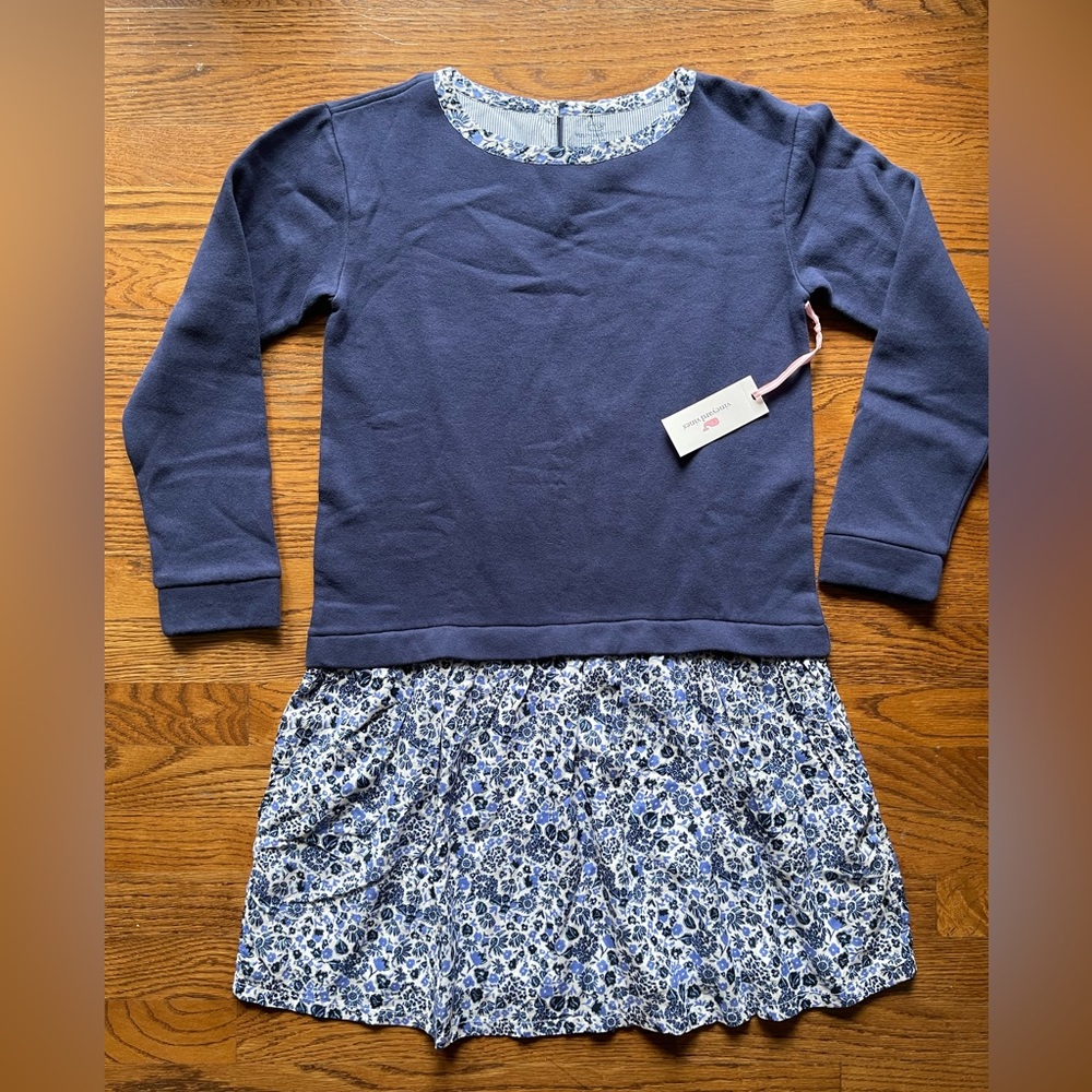 Vineyard Vines Layered Sweatshirt Dress NWT Super cute!